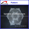 Elegant lotus flower stone pattern fabric